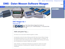 Tablet Screenshot of dms-waagen.de
